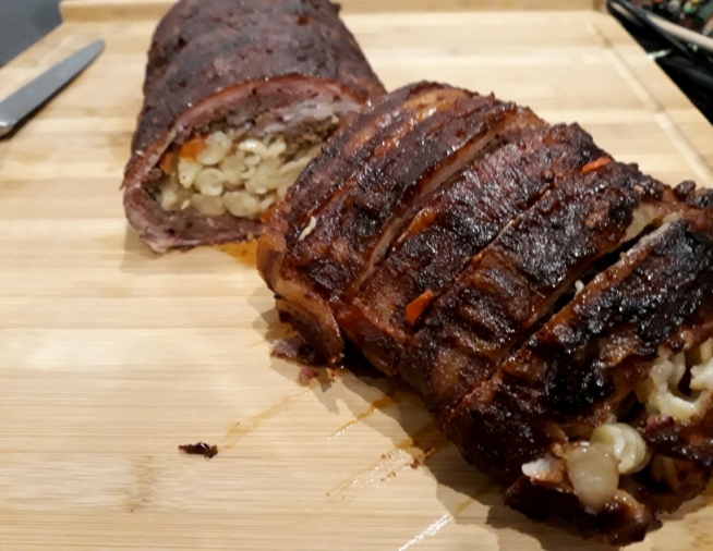 Bacon Bomb gesmoked