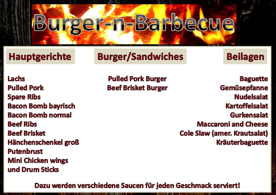 Angebot Catering Angebot BBQ Catering Partyservice